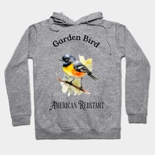 Garden Bird American RedStart Hoodie